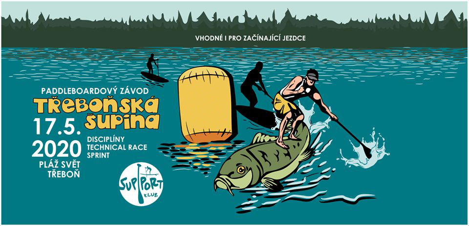 paddleboardshop.shop je hrdým partnerem SUP závodů Třeboňská šupina
